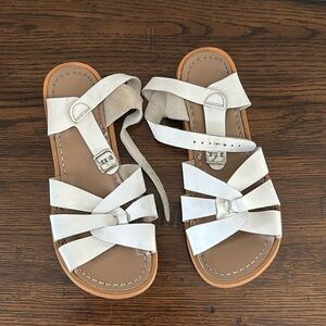 the salt water sandals white size 7 woman’s